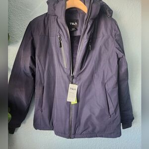 Tesla jacket hoddied new with tags